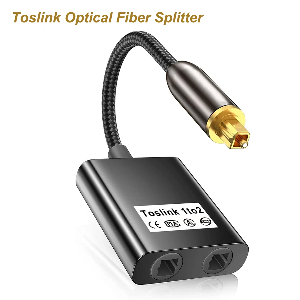 Audio Splitter Y - Répartiteur de Fiber Audio optique Toslink