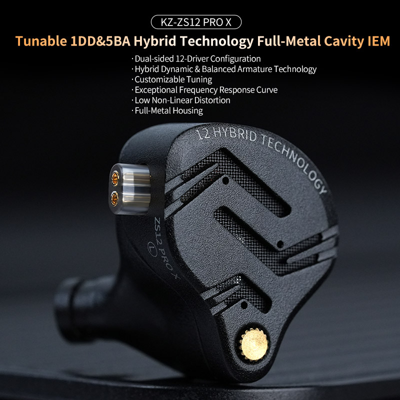 KZ ZS12 PRO X écouteurs en mét - Audiophile Headphone Wired avis et prix