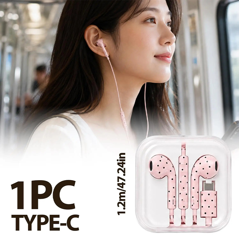 Écouteurs filaires mignons à p - Usb C Earphone avis et prix