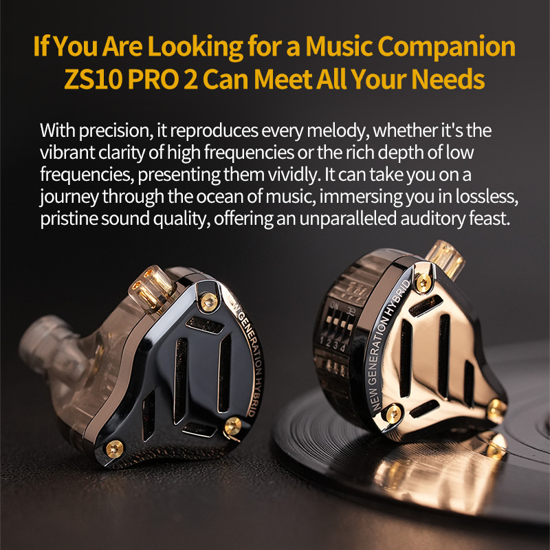 KZ ZS10 Pro 2 écouteurs en mét - Audiophile Headphone Wired avis et prix