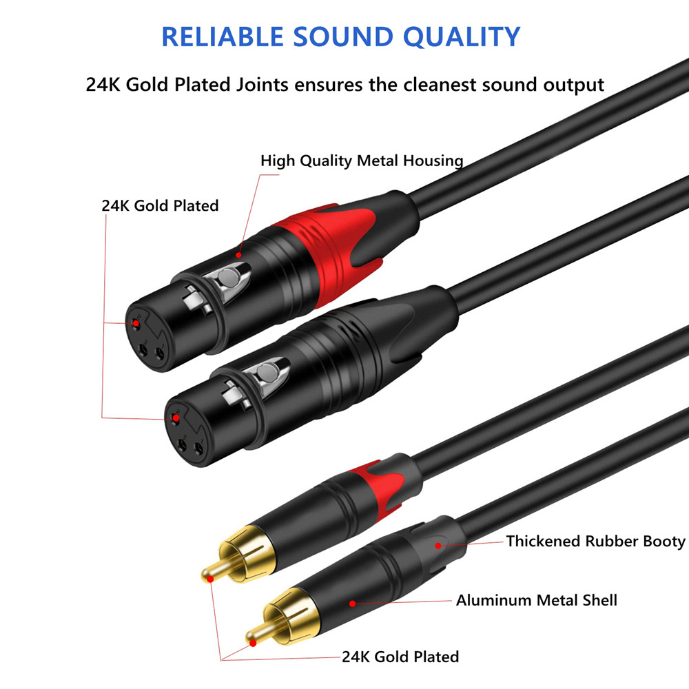 Câble audio double RCA vers do - Audio Splitter Y avis et prix