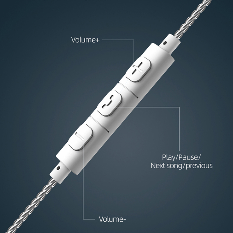 Nouveau 7.1 HIFI plaqué argent - Wired Earphone Mic avis et prix